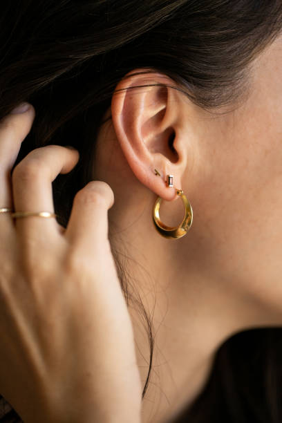 Elegant ear studs hero image